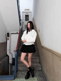 FRILLED MINISKIRT