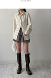 Striped Strap Long Shirt