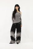 Ien Unbalanced Shoulder Knit