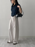 Kota Denim Crop Shirt Jacket