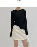 Slen Slit Knit T-shirt