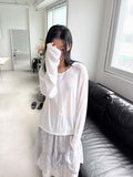 HENLEY BUTTON LONG TOP