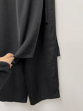 Satin Tia Layered Wide Pants