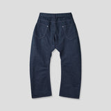 [SET] Aubert Non-Faded Curved Denim Pants