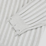 DL ribbed knit zip-up