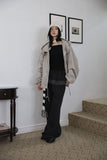 Check Frill Skirt Pants