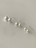 [Silver 925] Matt Hera ball earrings
