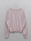 Ad Symbol V-Neck Loose-Fit Knit