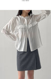 Frill Round Blouse