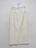 Lauder linen H-line long skirt