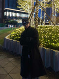 Wool Balmacan Maxi Coat