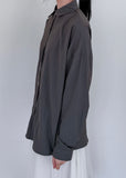 GLOSSY LOOSE SHIRT