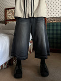 Cut Washed Bermuda Denim