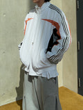 Track line color matching wind jumper