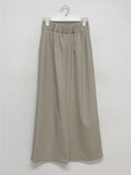 Vent High Waist Long Skirt