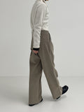 Chrome Corduroy Wide Slacks