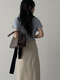 [Belt SET] Turin H-line wrap skirt