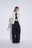 d2 nylon pintuck slacks