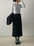 Cloud Shirring Drape T-Shirt
