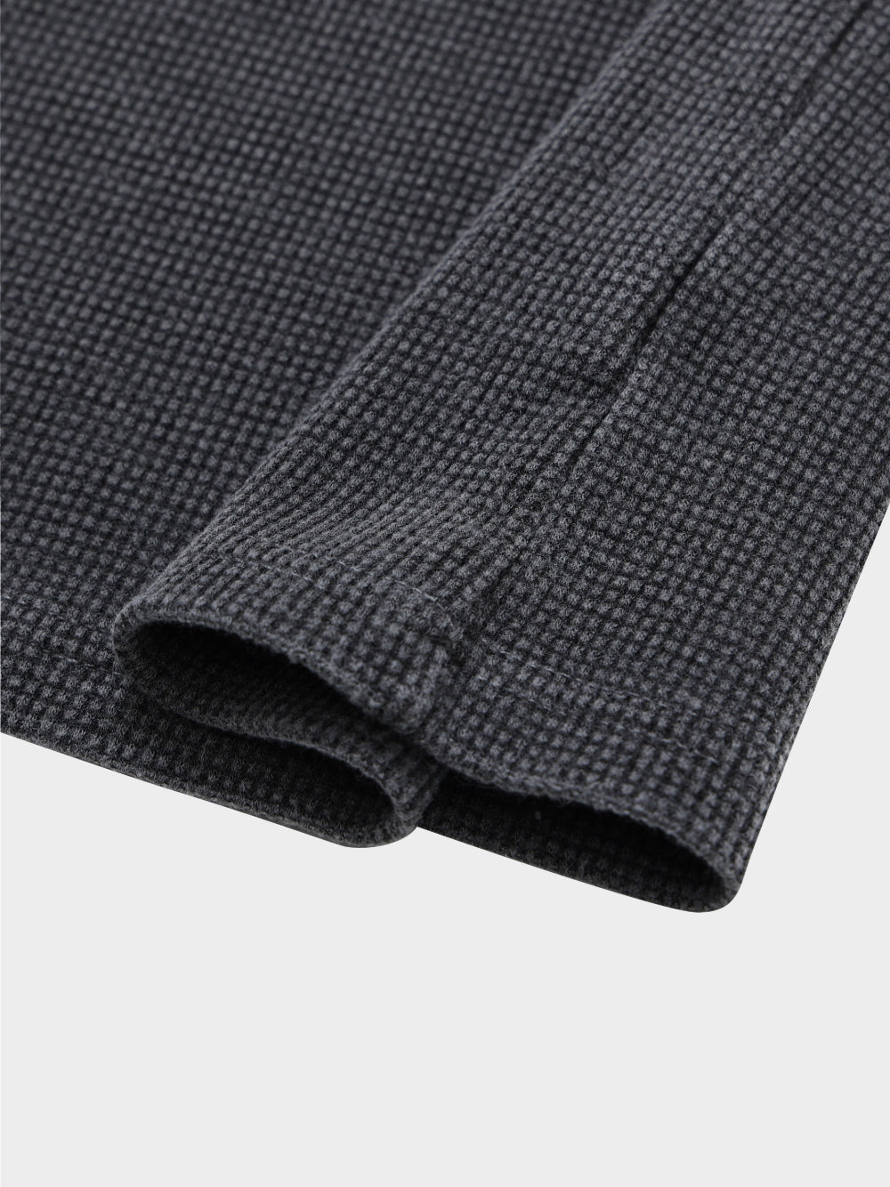 【DISCERNMENT】Loose Pigment Waffle Henley Neck DISCERNMENT (ディーサーメント) - ルーズピグメントワッフル