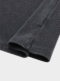 Loose Pigment Waffle Henley Neck