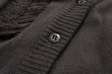 Vlet damage knit cardigan