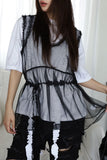Mor chiffon blouse