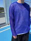 Summer Cutting Mesh Knit