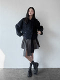 DOUBLE BUTTON WOOL COAT