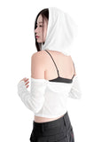 CROP HOOD OFF TOP