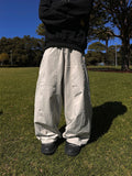 Eyelet Patch Nylon Pants