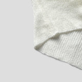 Mohair balaclava hood knit