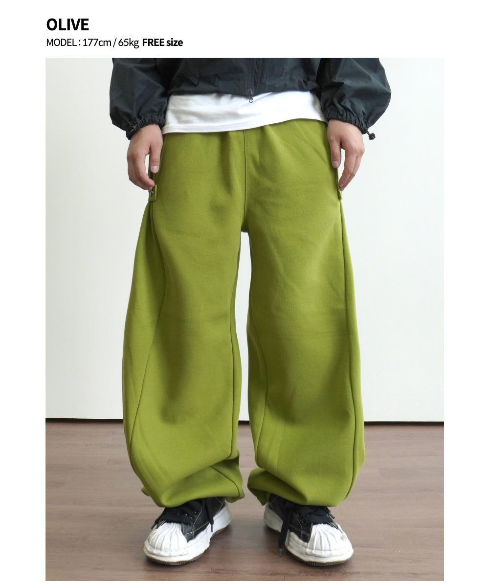 【DISCERNMENT】Pinch Side Snap Sweatpants DISCERNMENT (ディーサーメント) - ピンチサイドスナップ