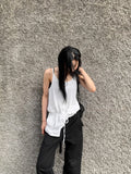FRILL SLEEVELESS MINI ONEPIECE