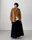Coober Stitch Leather Shirt
