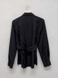 Pie Bustier Wrap Loose Fit Shirt