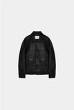 Hipper Button Leather Jacket