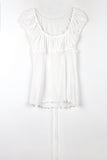 See-through ribbon sheer top