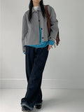 [handmade] Lovin Collar Wool Handmade Short Jacket