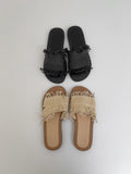 Ethnic Rattan Slippers