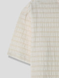 Seullo see-through check short sleeve shirt
