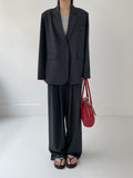 [summer] Chabeu High Waist Two Tuck Wide Slacks