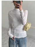 [SET] Luca Strap Drape T-shirt