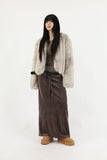 Rua Velvet Long Skirt