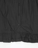 SHIRRING FRILL SHIRT