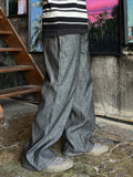 Real Linen Wide Denim