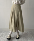 Lander Unbalanced Flare Skirt