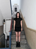 ROUND COLLAR PUFF SHIRT