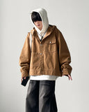 Bell Stitch Work Hood Jacket