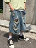 Vintage Damage Bermuda Denim